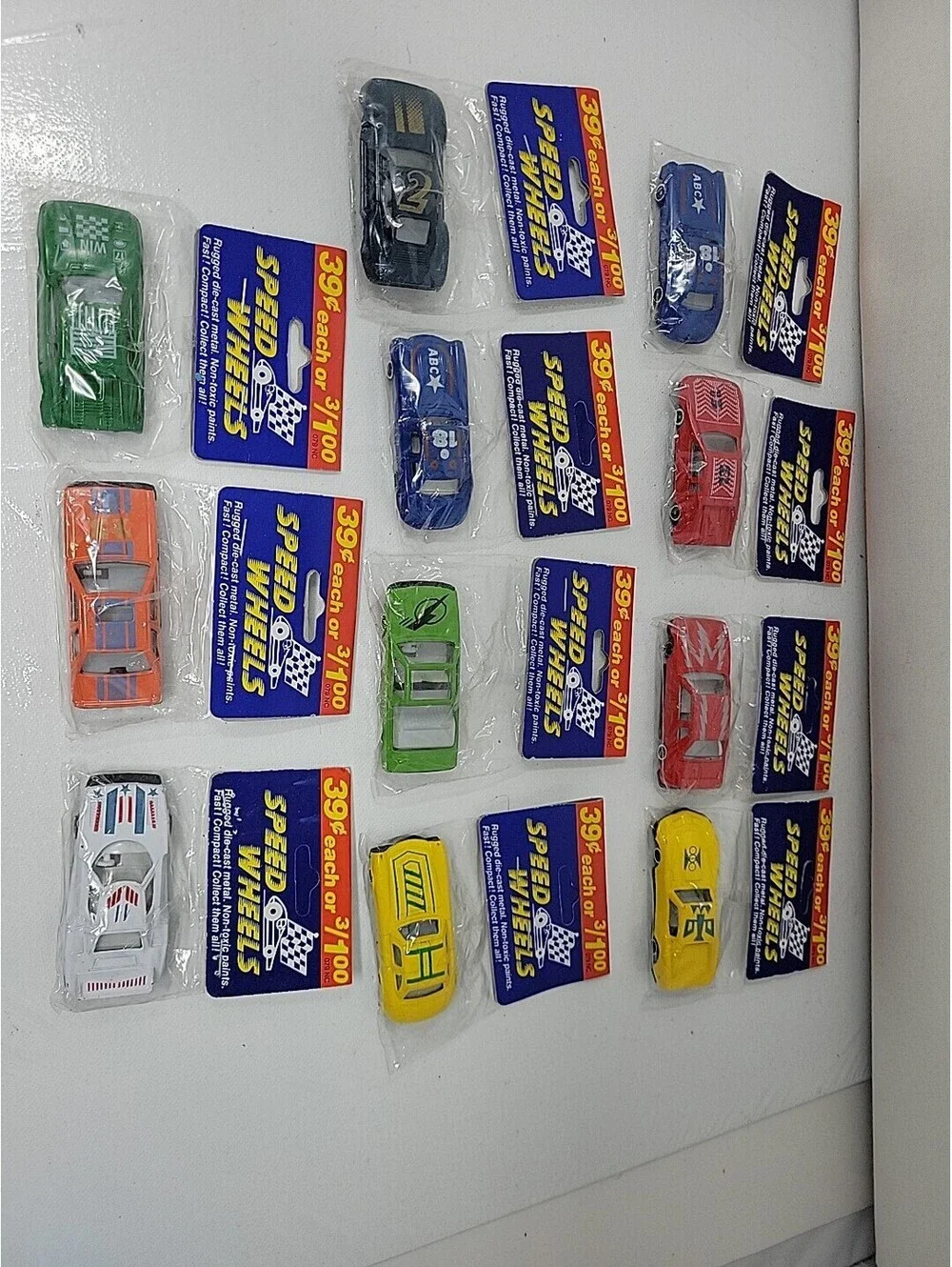 Lot Of 11 Sealed NEW -- SPEED WHEELS DIECAST Model Vintage Cars 1:64